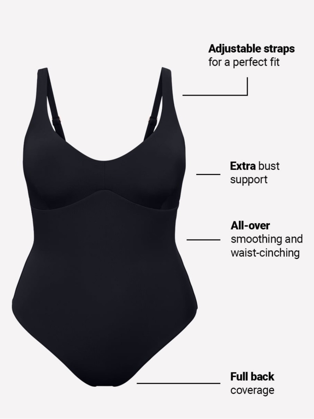 YITTY Black One-Piece Swimsuit with Contoured Cups Size XXL/1X Resortwear - Picture 12 of 12
